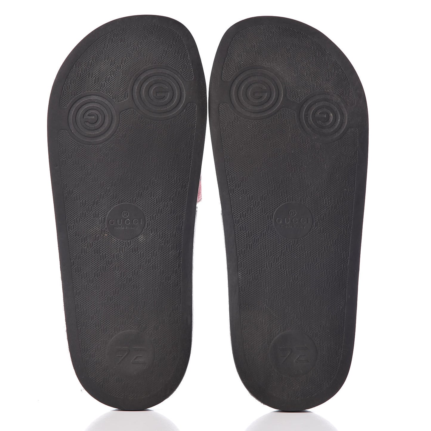 GG Supreme Monogram Blooms Slide Sandals 37 Beige Multicolor