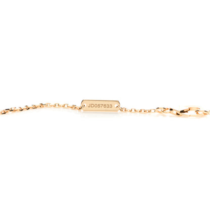 Van Cleef & Arpels 18K Yellow Gold Guilloche Vintage Alhambra Pendant Necklace 4 of 6