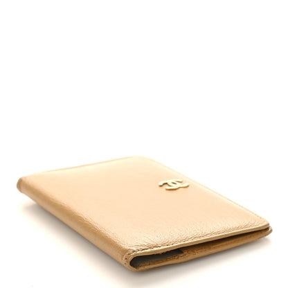 Chanel Goatskin Card Holder Wallet Beige 4 of 9