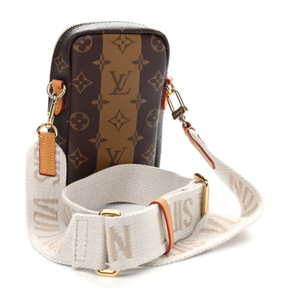 Louis Vuitton X NIGO Reverse Monogram Flat Double Phone Pouch 3 of 8