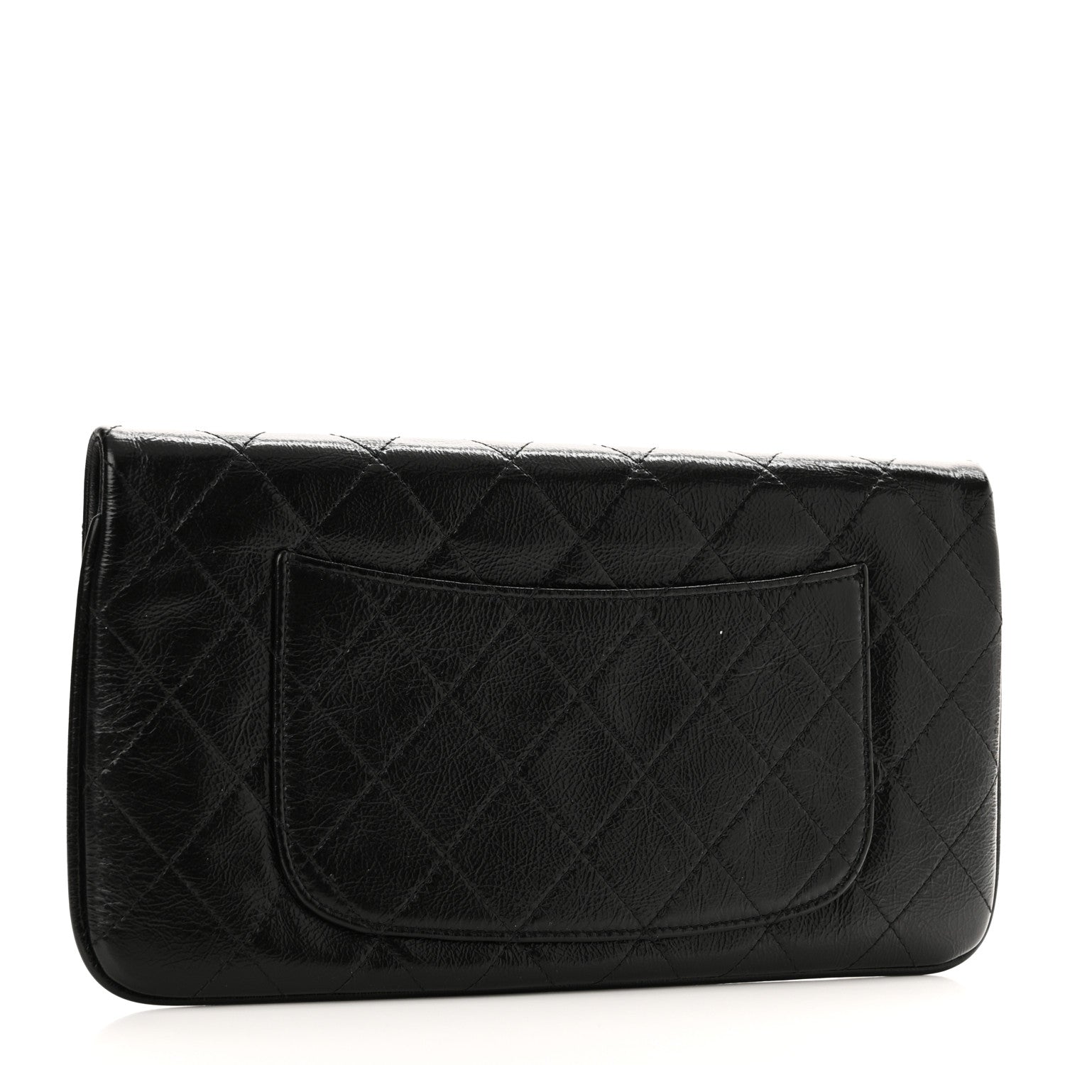 Chanel Aged Calfskin Quilted Small 31 Pouch Black 3 of 12