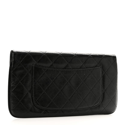 Chanel Aged Calfskin Quilted Small 31 Pouch Black 3 of 12