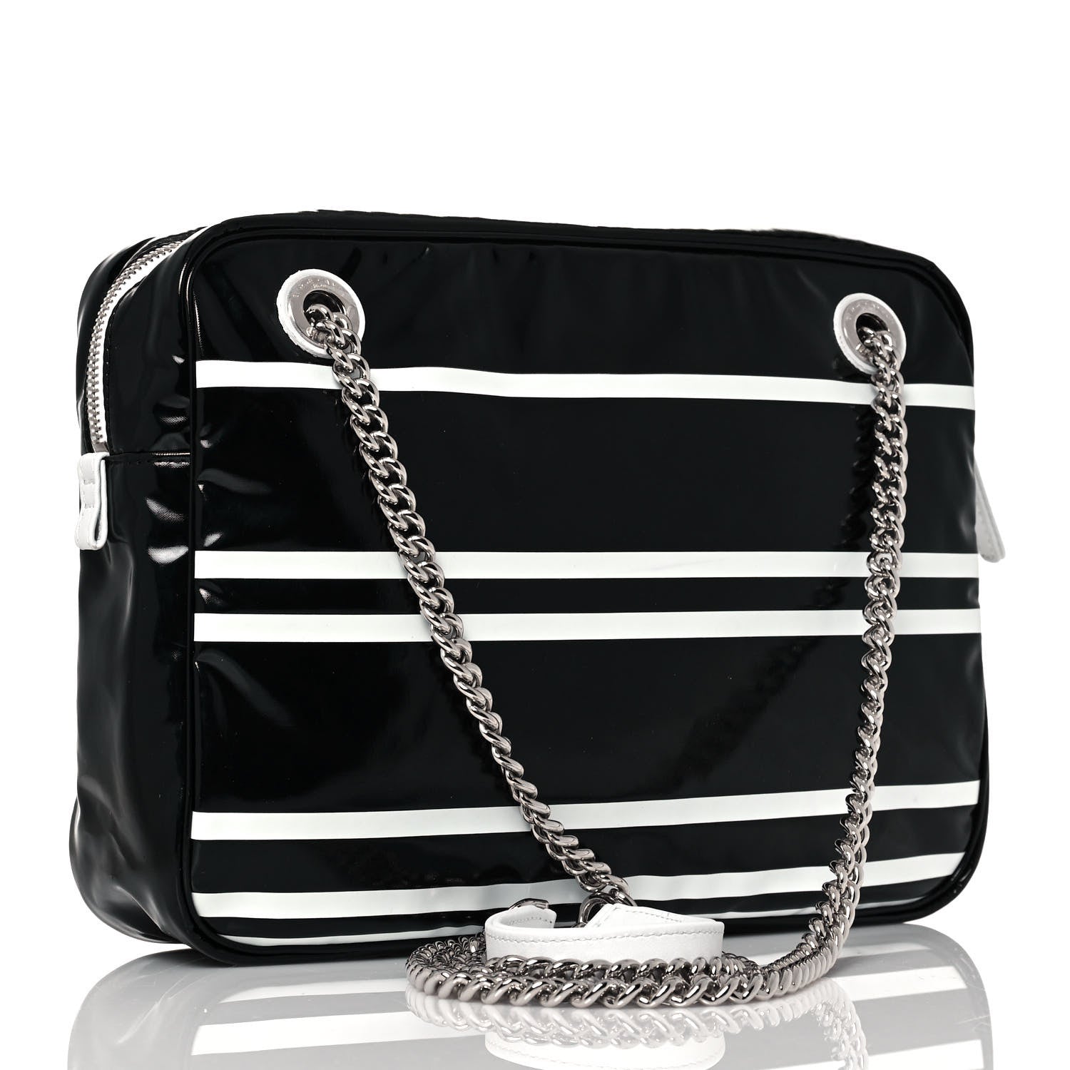 Chanel Vinyl Small La Pausa Camera Case Black 3 of 12