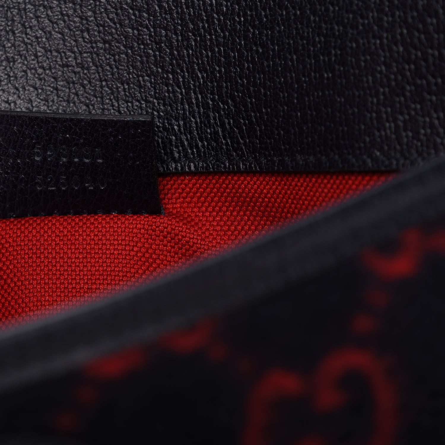 Gucci Covered Wool GG Monogram Slim Belt Bag Navy Red 9 of 10