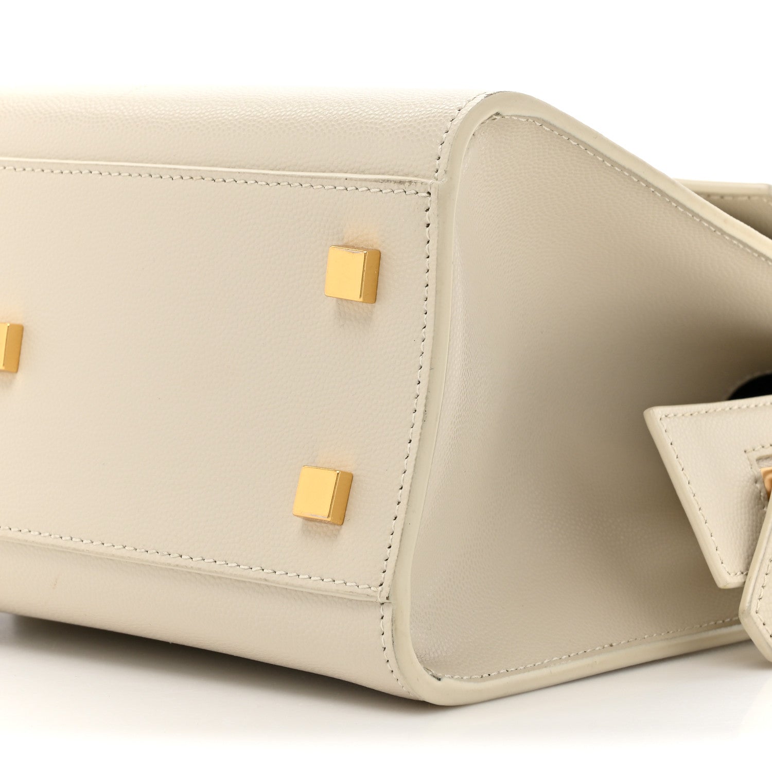 Saint Laurent Grain De Poudre Small Uptown Tote Crema Soft 9 of 16