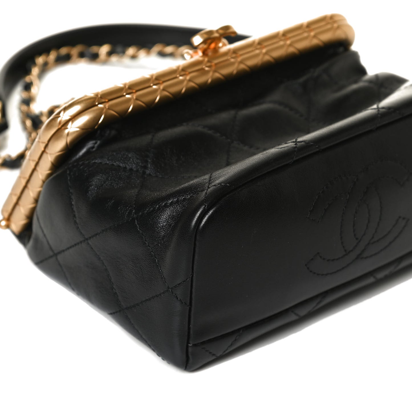 Lambskin Quilted My Crush Bag Black