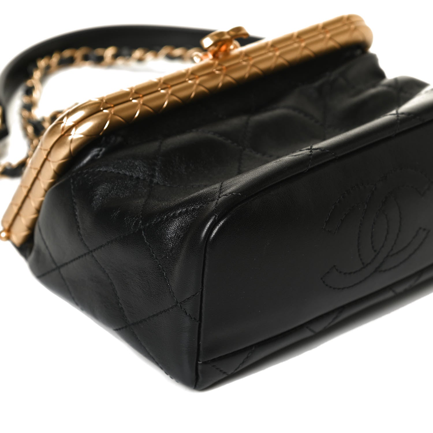 Chanel Lambskin Quilted My Crush Bag Black 12 of 14