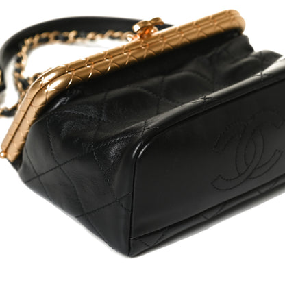 Chanel Lambskin Quilted My Crush Bag Black 12 of 14