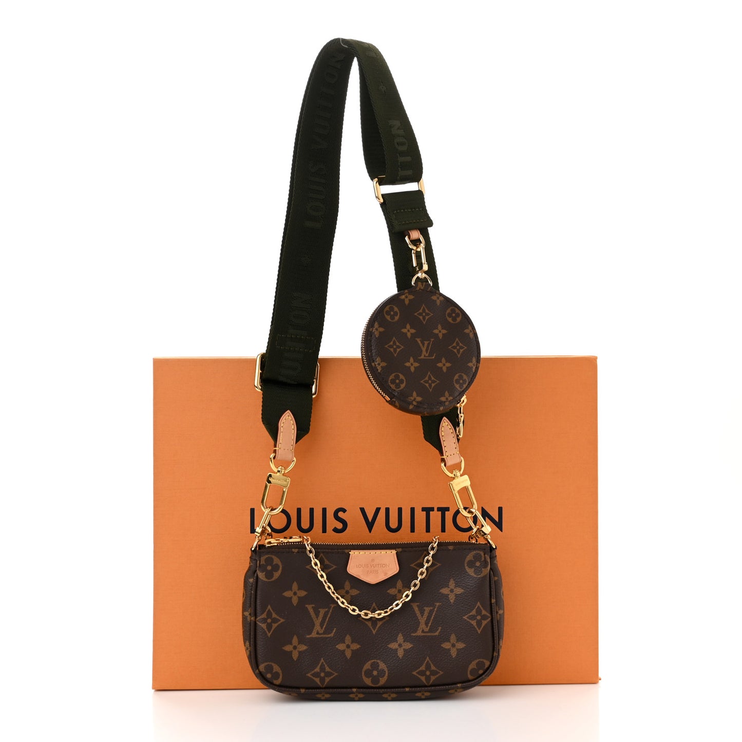 Monogram Multi Pochette Accessories Kaki
