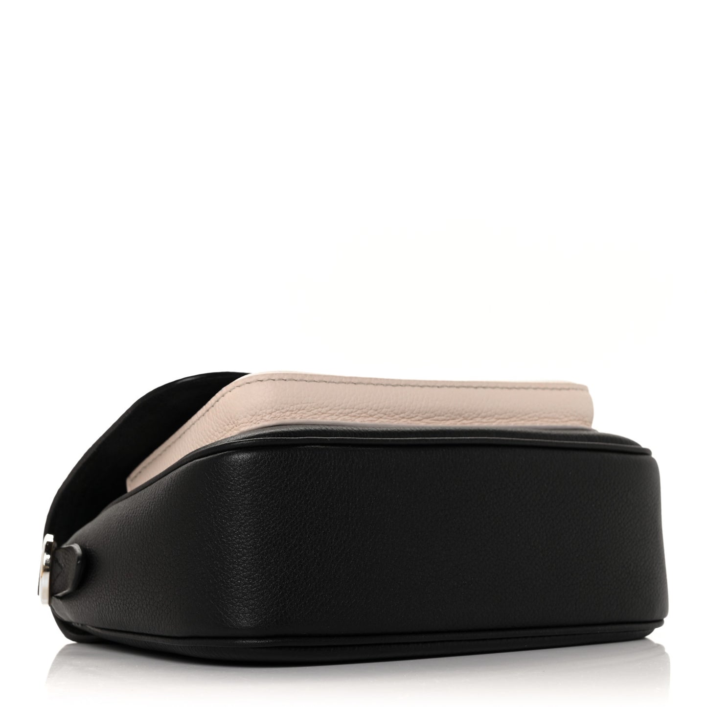 Grained Calfskin Lockme Tender Black