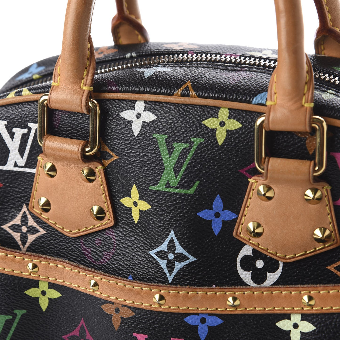Monogram Multicolor Trouville Black