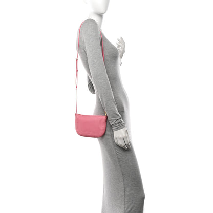 Celine Soft Lambskin Mini Croissant Pouch Crossbody Bag Bubble 2 of 10
