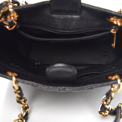 Chanel Caviar Quilted Petit Shopping Tote PST Black 5 of 11
