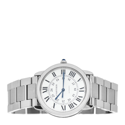 Cartier Stainless Steel 36mm Ronde Solo Automatic Watch 2 of 5