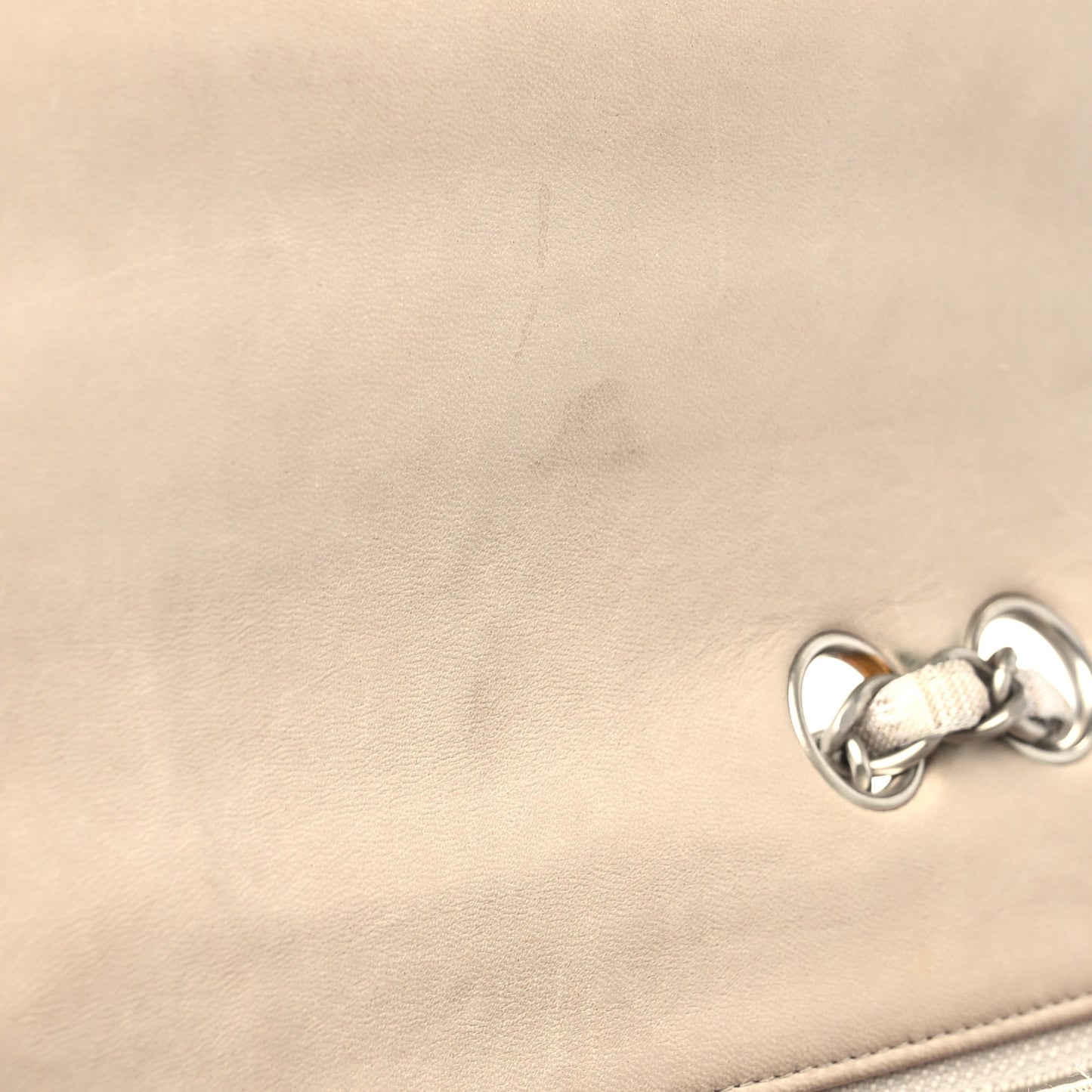 Nylon Medium Travel Flap Light Beige
