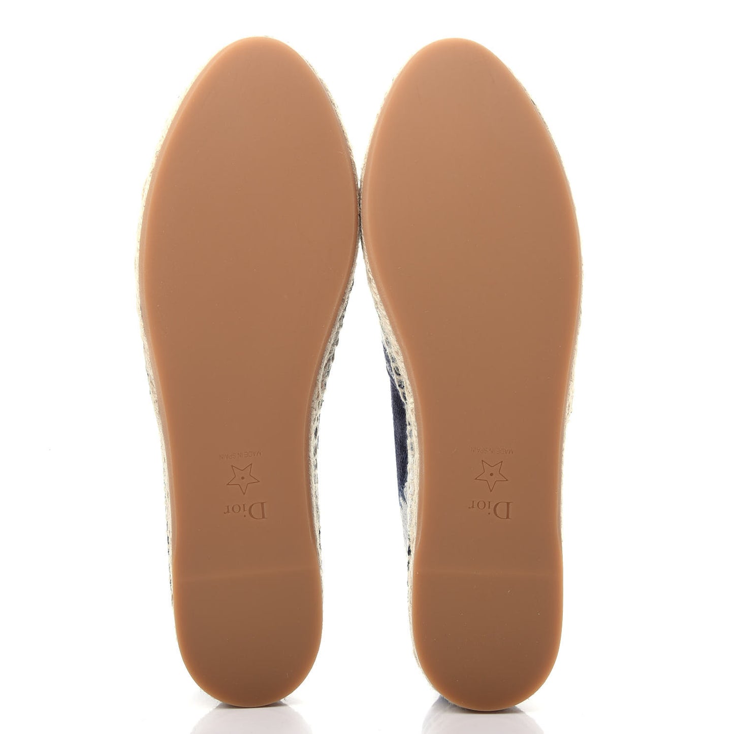 Canvas Tie and Dior Embroidered Granville 15mm Espadrilles 40 Denim
