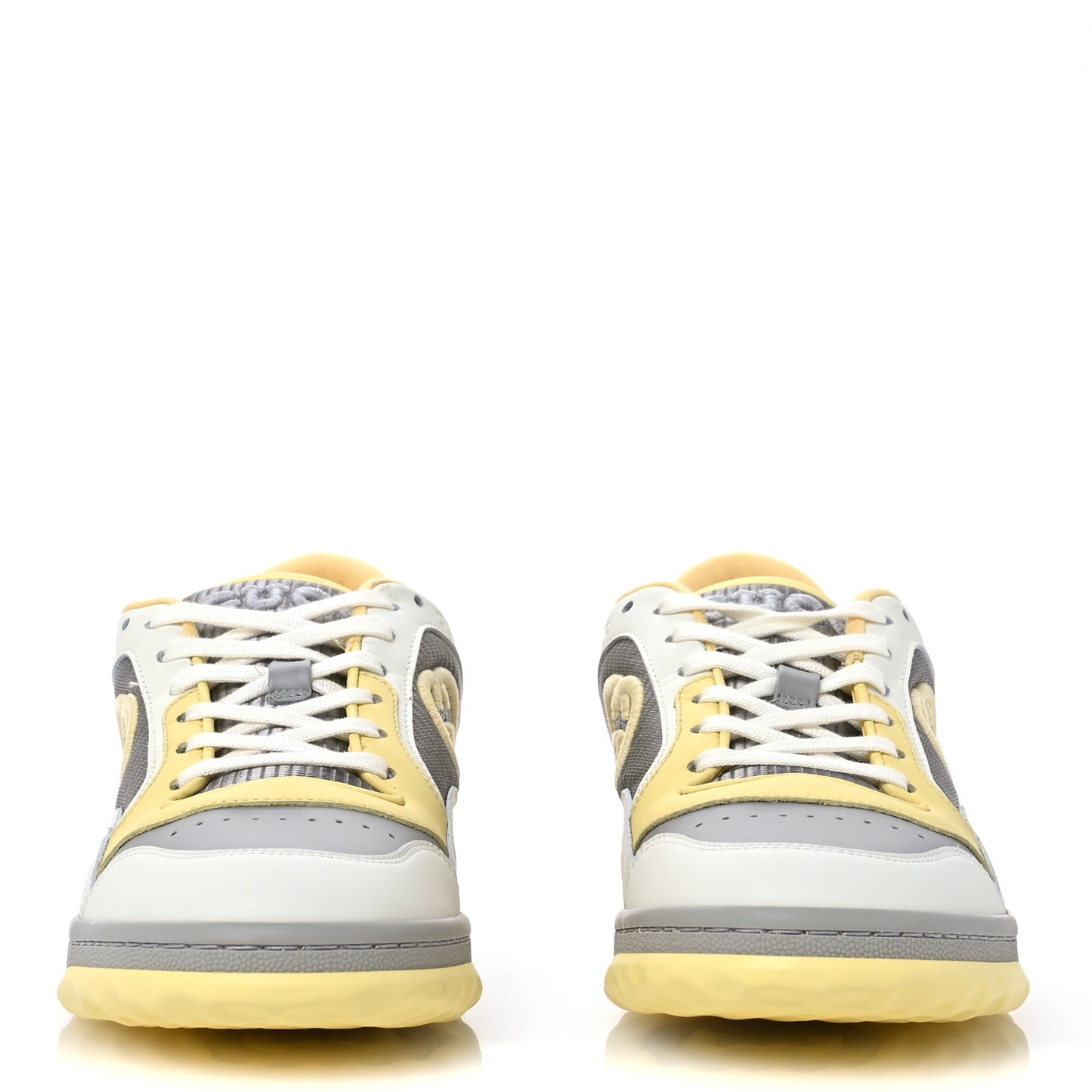 Dali Soft Calfskin Womens Mac80 Sneakers 38 Off White Grey Sky Yellow