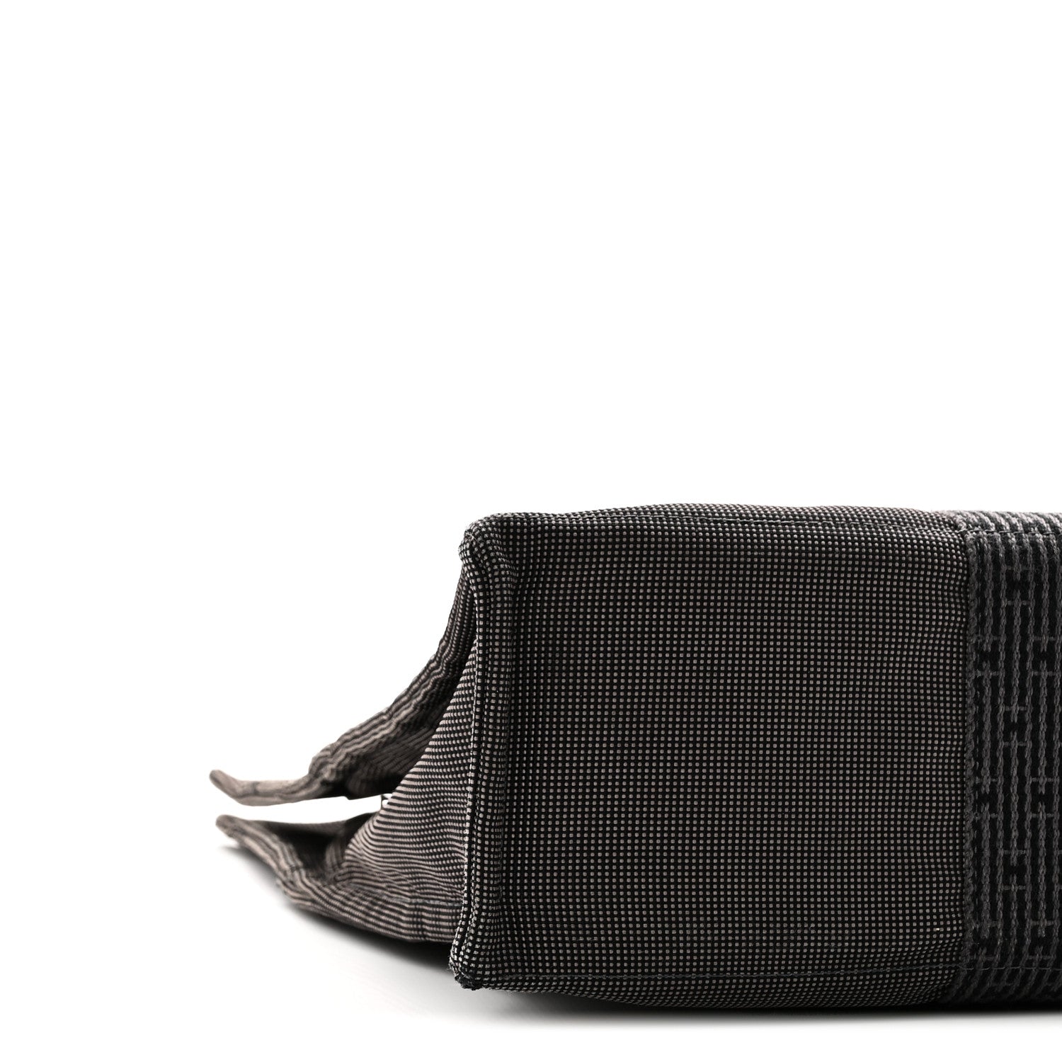 Hermes Canvas Herline MM Tote Grey 8 of 9