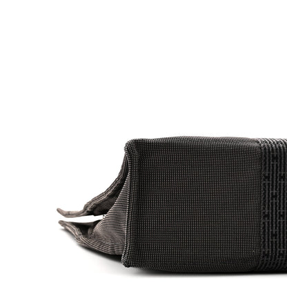 Hermes Canvas Herline MM Tote Grey 8 of 9