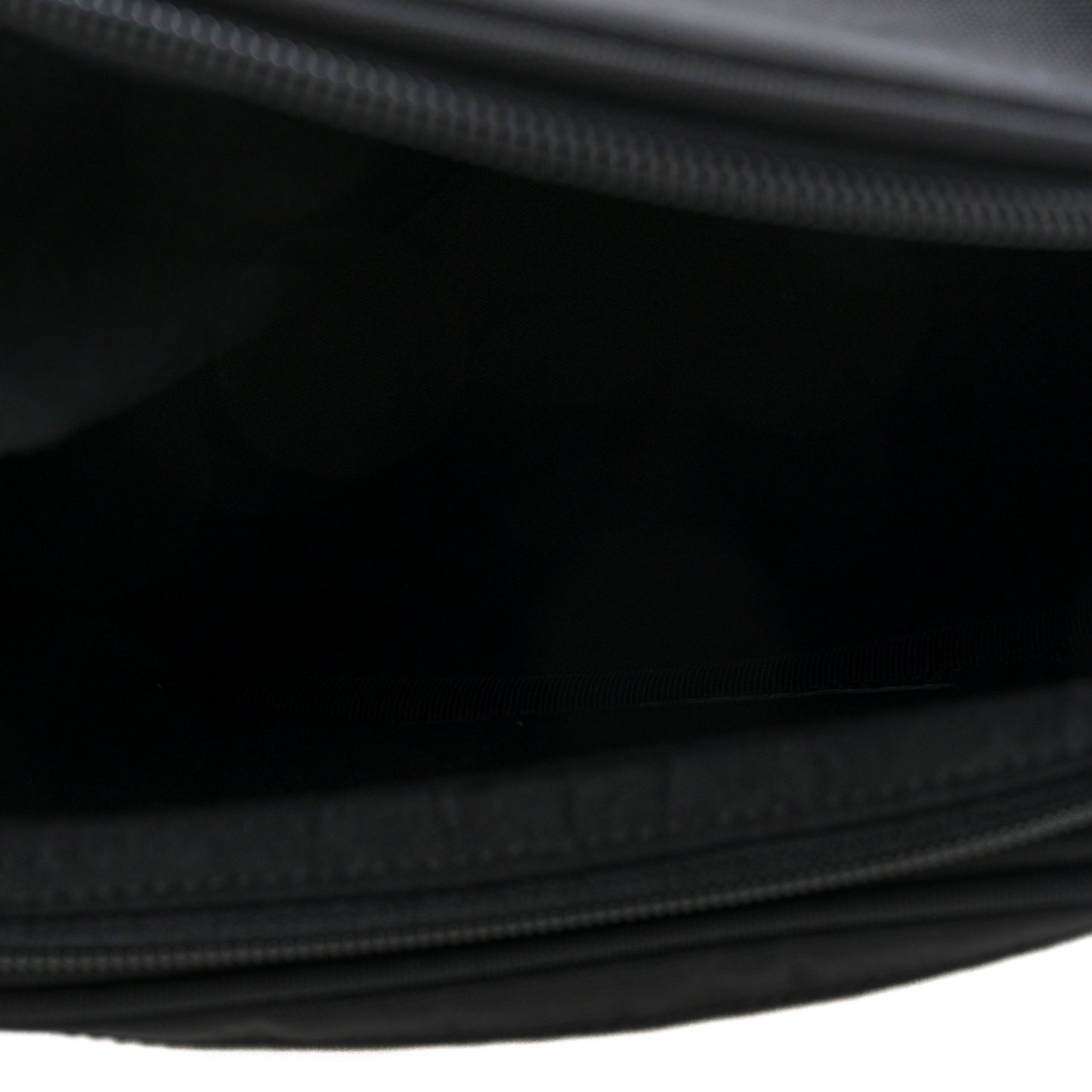 Casual Nylon Political Logo Explorer Beltpack Black White