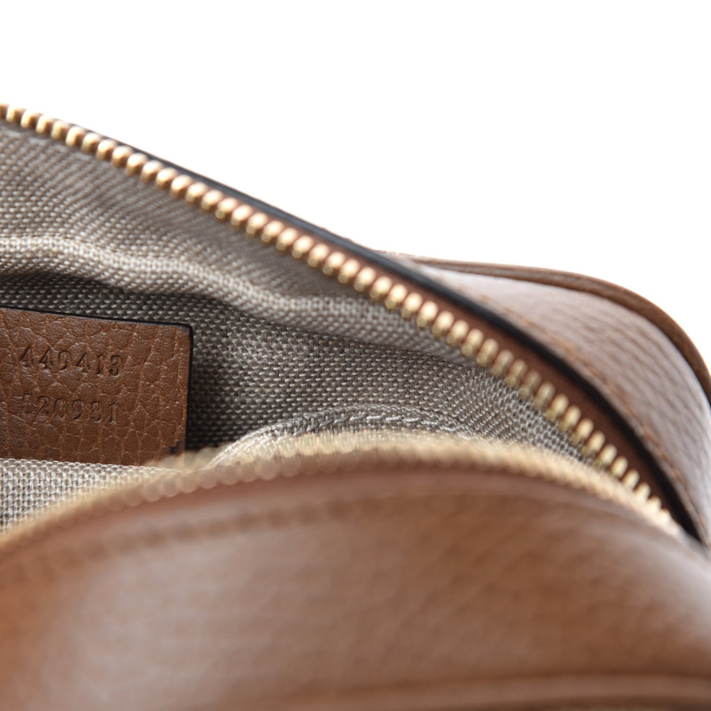 Monogram Mini Bree Messenger Bag Beige Tabacco