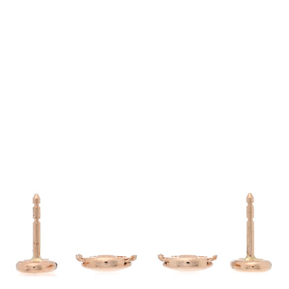 Hermes 18K Rose Gold TPM Farandole Stud Earrings 3 of 5