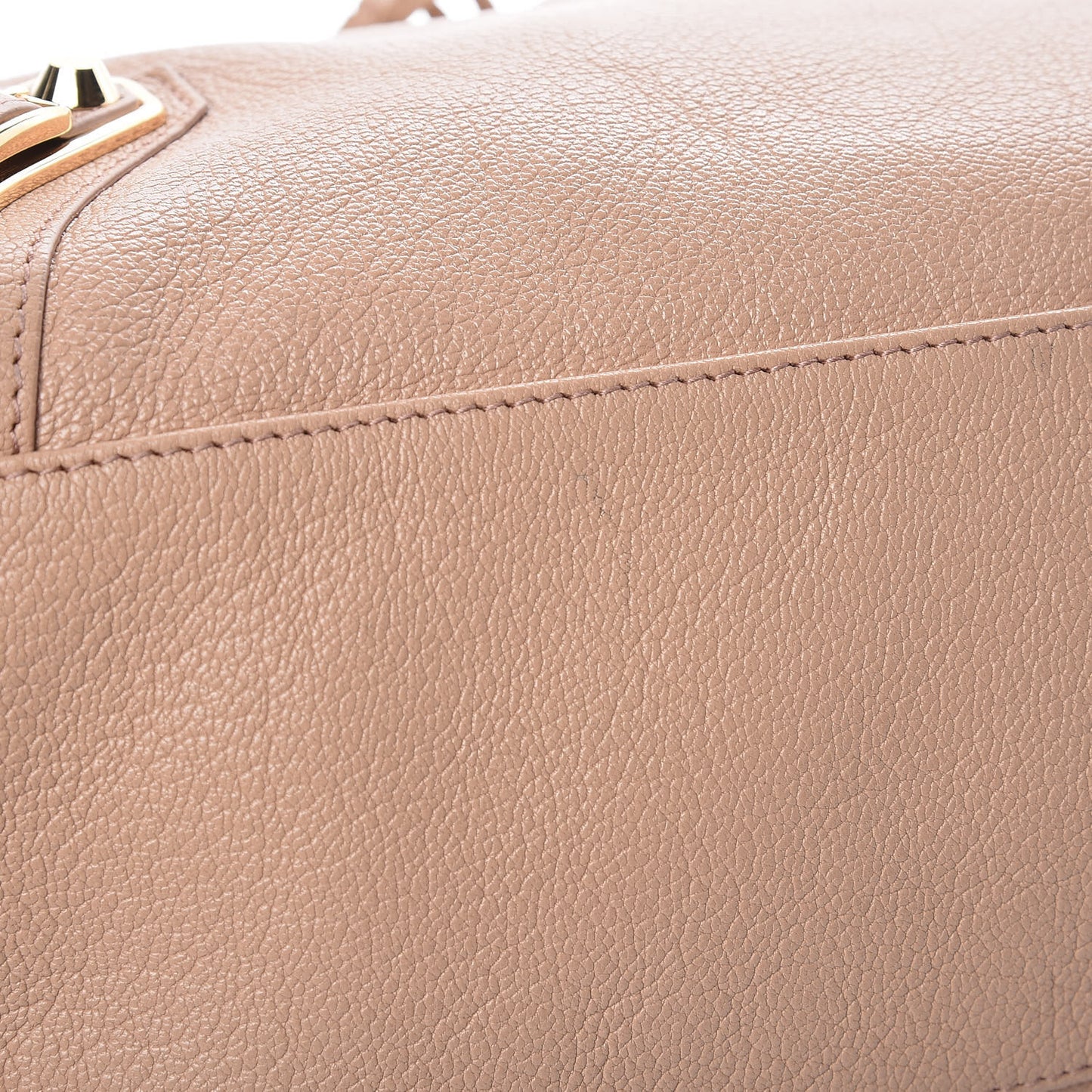 Chevre Gold Metallic Edge Hardware City Rose Des Sables