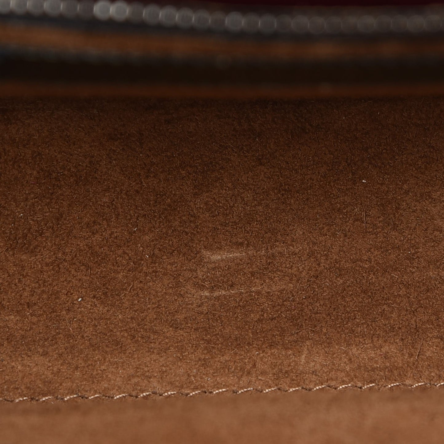Calfskin Embossed Medium Guitar Strap Rockstud Rolling Flap Saddle Bag Brown