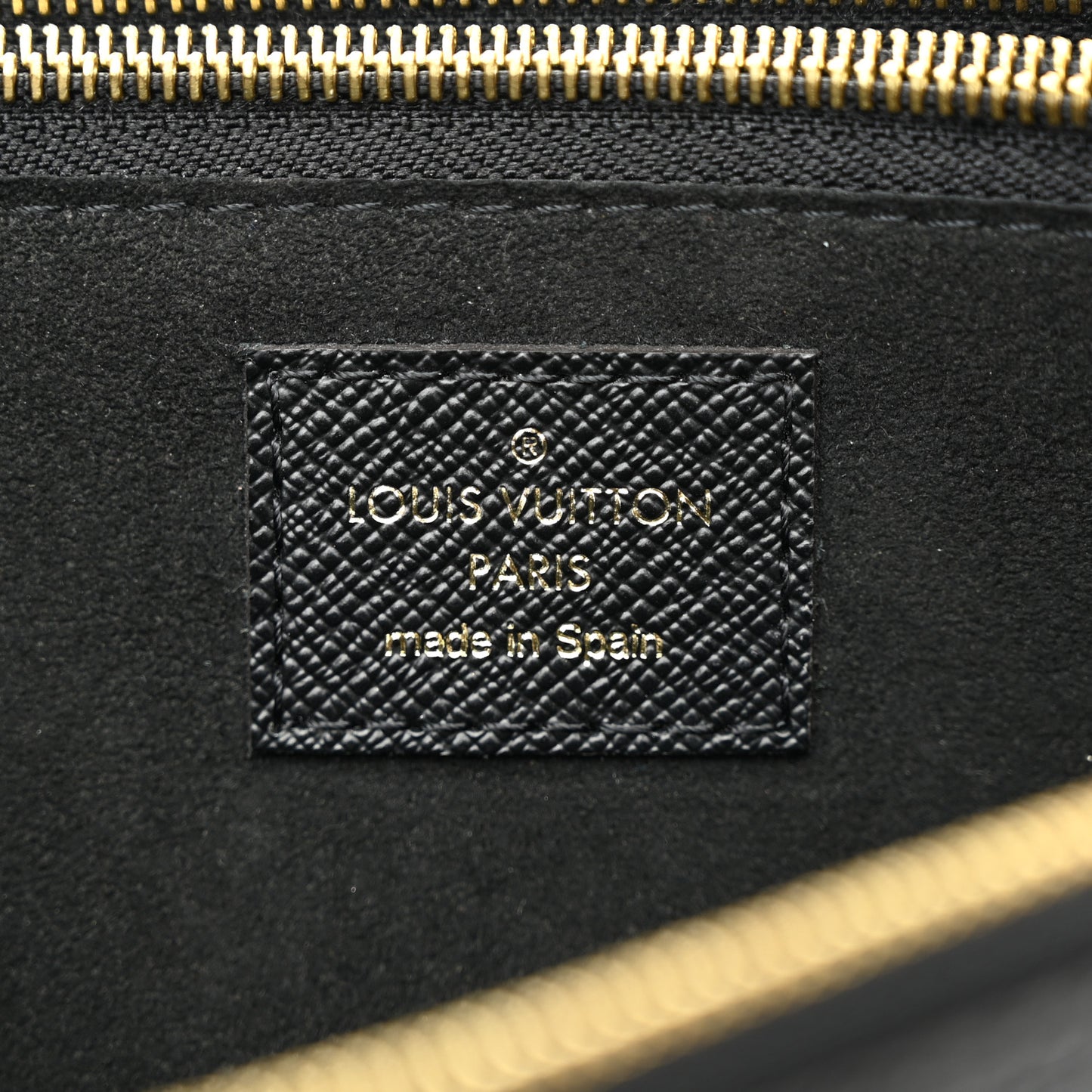 Monogram Giant Jungle Pochette Double Zip Black