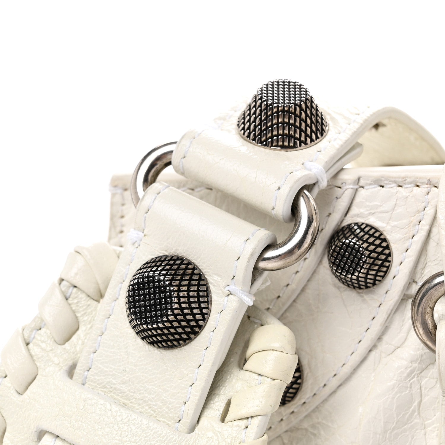 Balenciaga Agneau Arena Neo Cagole City Handbag Optic White 13 of 13