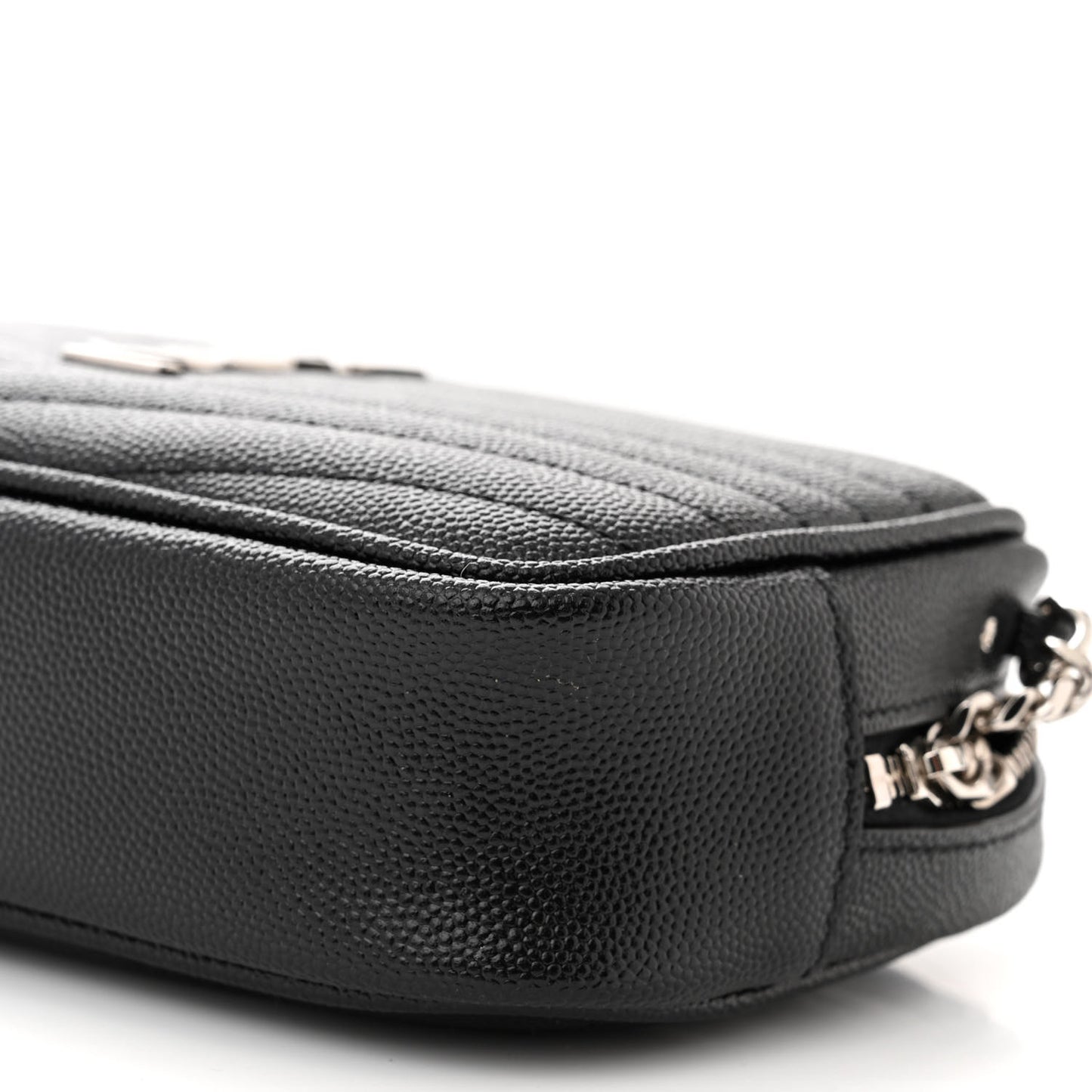 Grain De Poudre Matelasse Monogram Mini Lou Camera Bag Black