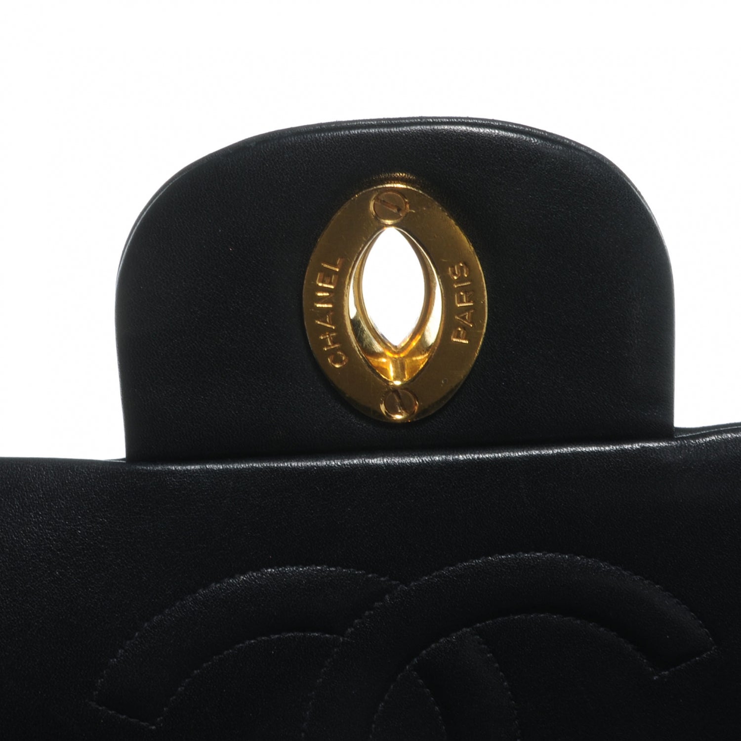 Chanel Lambskin XL Jumbo Flap Black 5 of 9