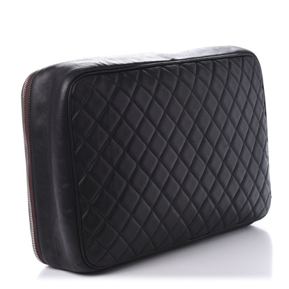 Chanel Lambskin Quilted Laptop Case Black 3 of 13