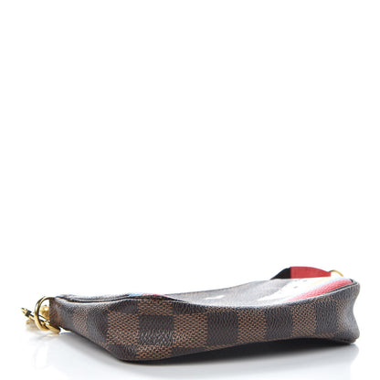 Louis Vuitton Damier Ebene 2016 Christmas Animation Mini Pochette Accessories 4 of 7