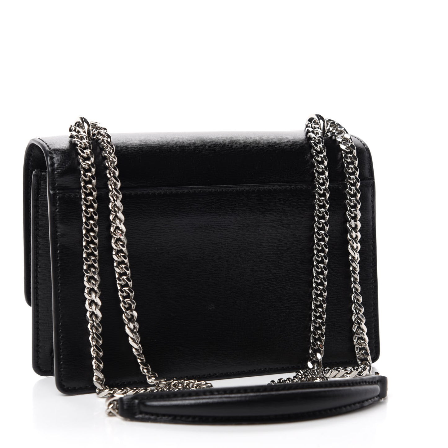 Calfskin Monogram Sunset Chain Wallet Black