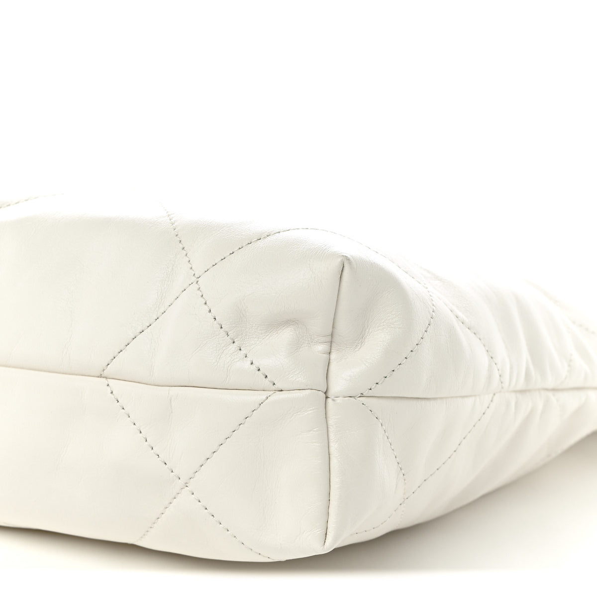 Chanel Shiny Calfskin Quilted Small Chanel 22 White 10 of 10