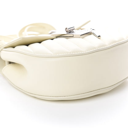 Chloe Calfskin Quilted Mini Drew Bijou Shoulder Bag Natural White 6 of 7