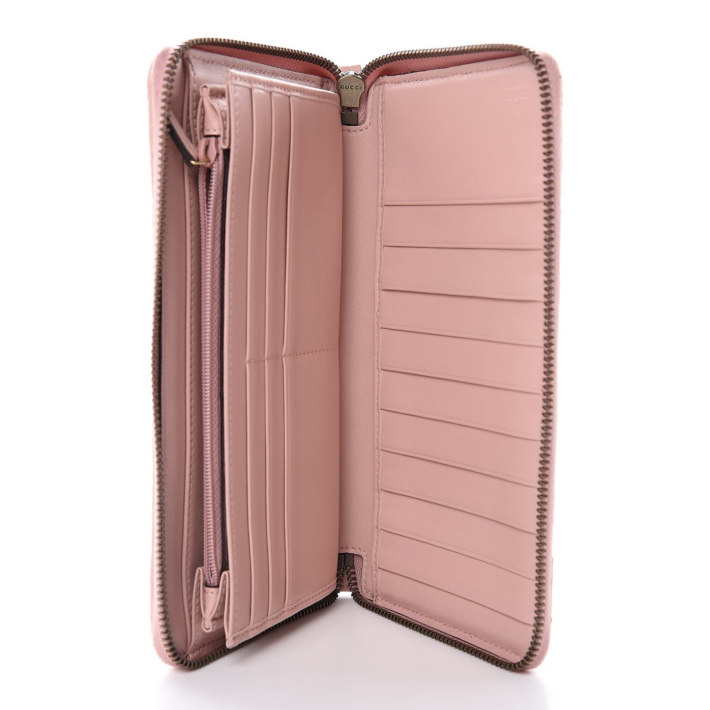 Calfskin Matelasse GG Marmont Zip Around Organizer Wallet Perfect Pink