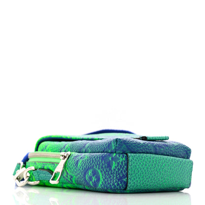 Louis Vuitton Taurillon Illusion Double Phone Case Bleu Vert 4 of 11