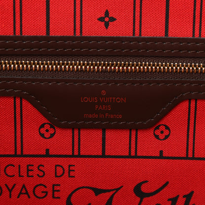 Louis Vuitton Damier Ebene Neverfull MM 6 of 9