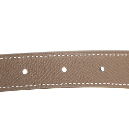 Hermes Swift Epsom 24mm Belt Strap 80 Black Etoupe 4 of 7