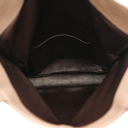The Row Matte Grained Calfskin Everett Tote Taupe 4 of 8