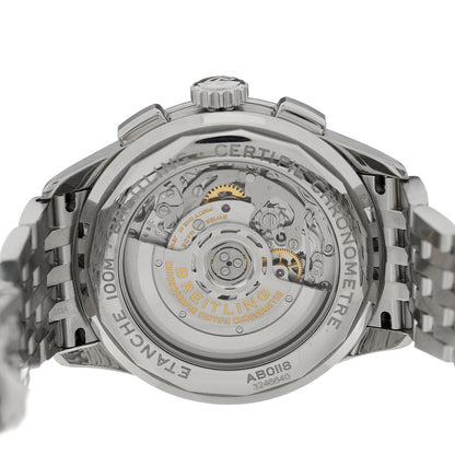 Breitling Stainless Steel 42mm Premier B01 Chronograph Automatic Watch Blue AB0118A61C1A1 4 of 5