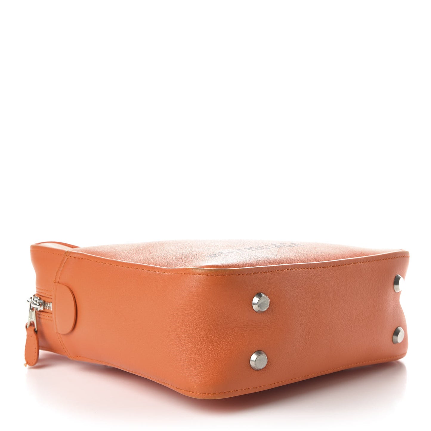 Calfskin S Triangle Duffle Orange