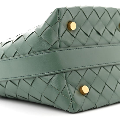 Bottega Veneta BOTTEGA VENETA Calfskin Nappa Intrecciato Candy Wallace Aloe 9 of 12