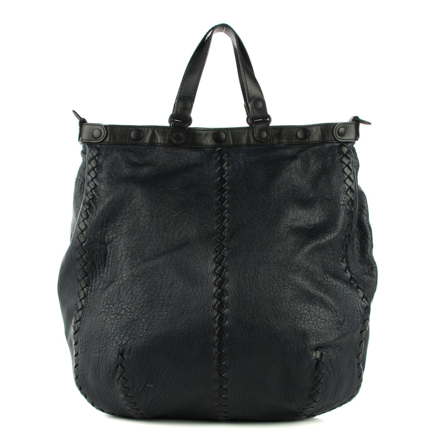 Bottega Veneta Lambskin Intrecciato Tote Celeste 1 of 8