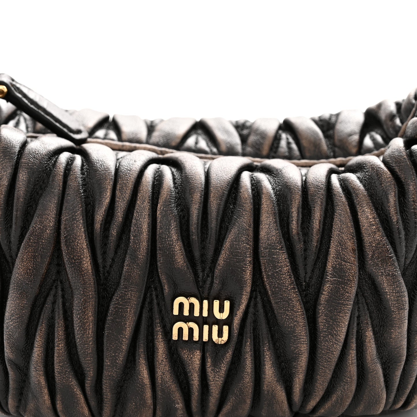 Nappa Matelasse Pouch Sand Coffee