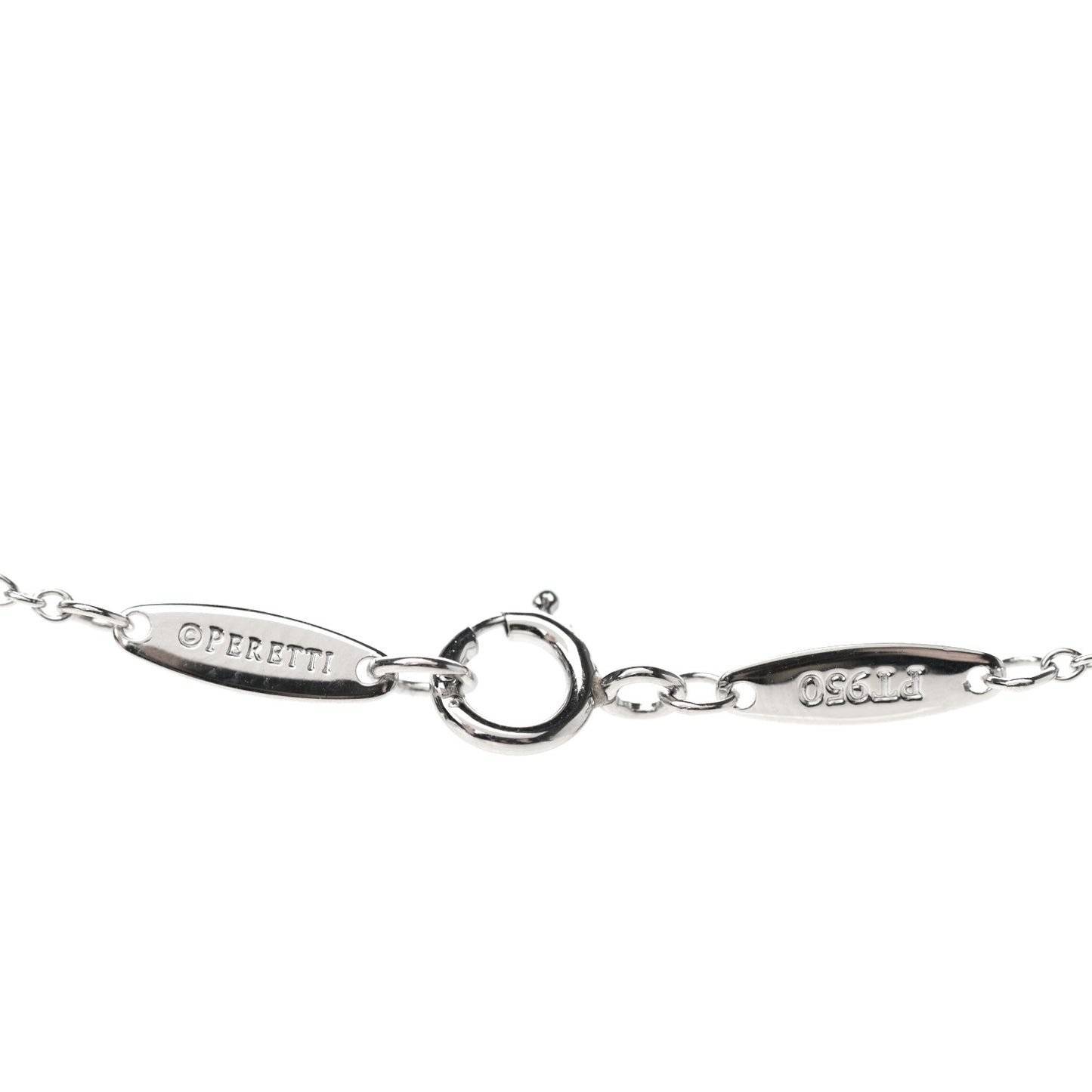Platinum Diamond .15ct Elsa Peretti Diamonds by the Yard Pendant Necklace