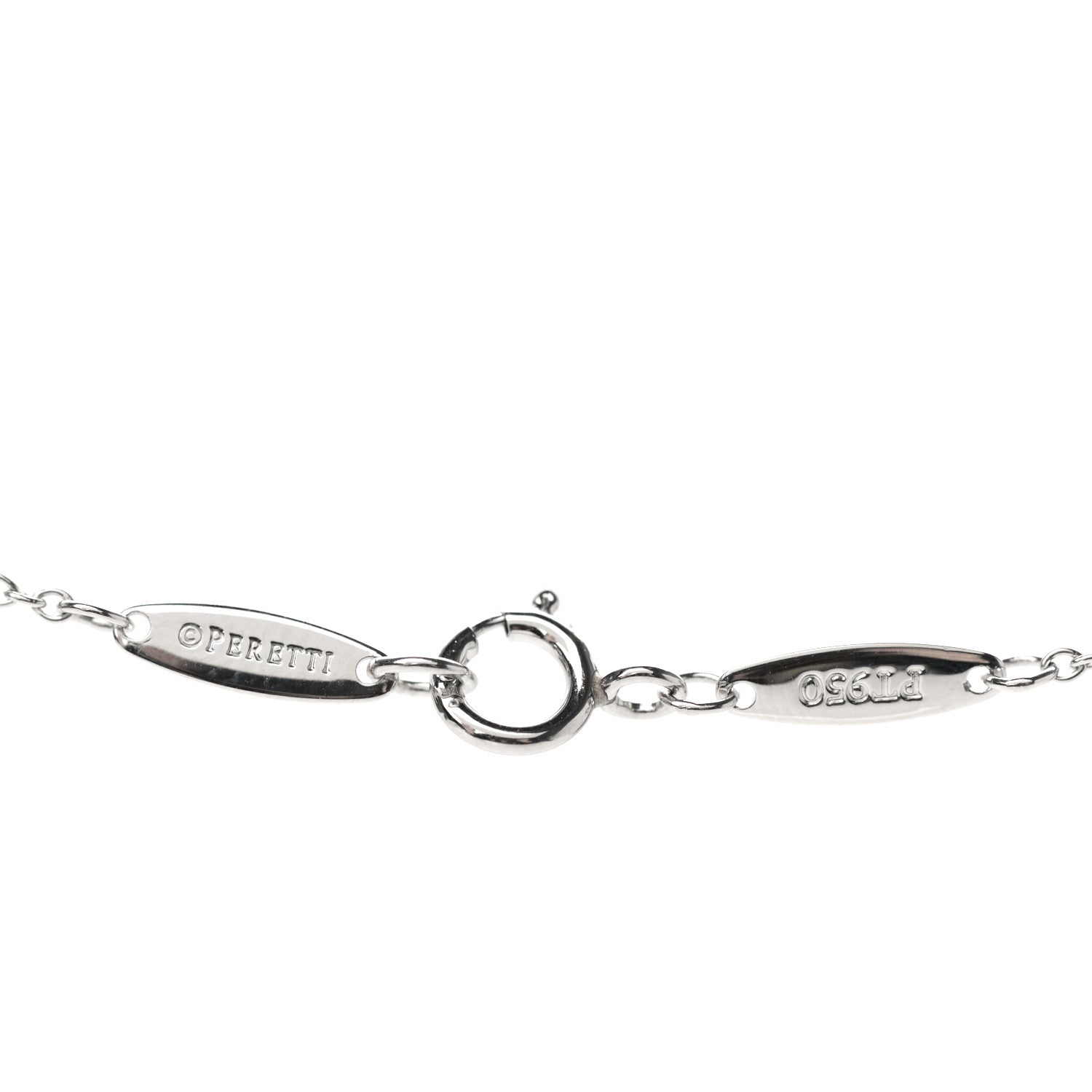 Tiffany Platinum Diamond .15ct Elsa Peretti Diamonds by the Yard Pendant Necklace 5 of 5