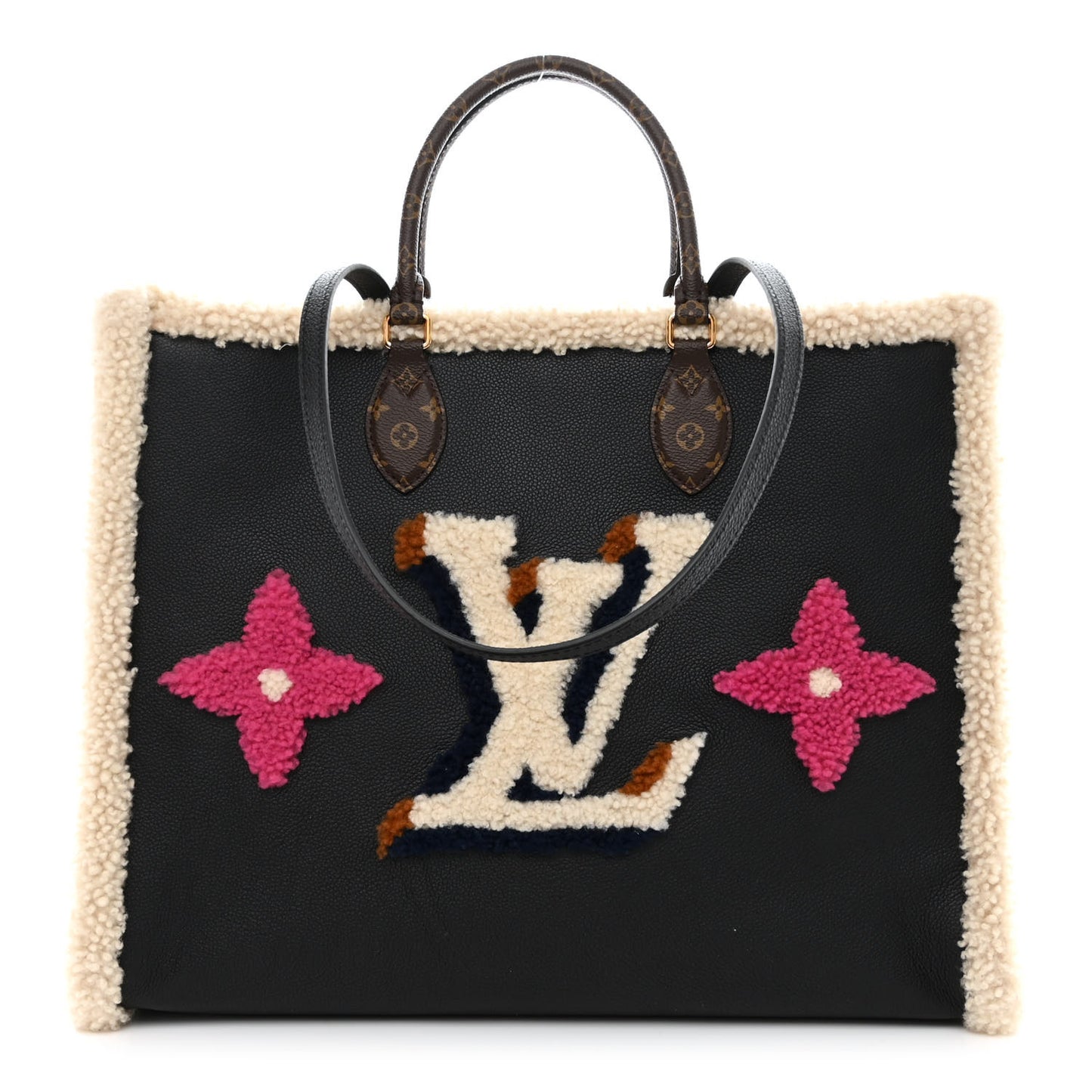 Calfskin Monogram Teddy Onthego GM Black